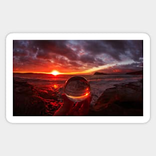 Sunrise orb reflections Sticker